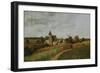 A Village at Harvest Time-Henri-Joseph Harpignies-Framed Giclee Print