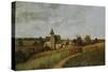 A Village at Harvest Time-Alfred Thompson Bricher-Stretched Canvas