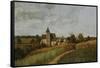 A Village at Harvest Time-Alfred Thompson Bricher-Framed Stretched Canvas