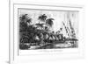 A Village at Nancowry, Nicobar Islands, 1799-null-Framed Giclee Print