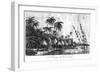 A Village at Nancowry, Nicobar Islands, 1799-null-Framed Giclee Print