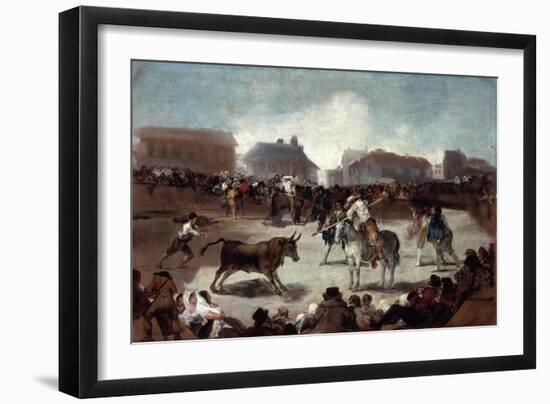 A Village Bullfight, C1812-1814-Francisco de Goya-Framed Giclee Print