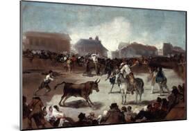 A Village Bullfight, C1812-1814-Francisco de Goya-Mounted Giclee Print