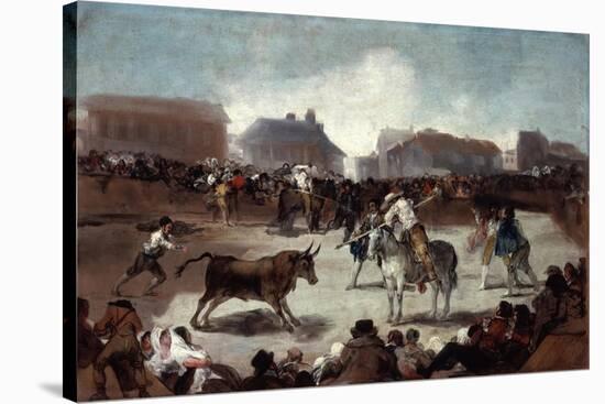 A Village Bullfight, C1812-1814-Francisco de Goya-Stretched Canvas