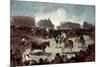 A Village Bullfight, C1812-1814-Francisco de Goya-Mounted Premium Giclee Print