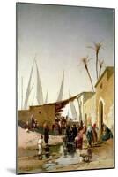 A Village by the Nile-Herman David Salomon Corrodi-Mounted Giclee Print