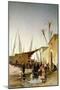 A Village by the Nile-Herman David Salomon Corrodi-Mounted Giclee Print