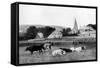 A Village Church, 1926-null-Framed Stretched Canvas