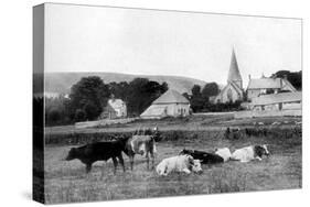 A Village Church, 1926-null-Stretched Canvas