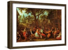 A Village Fair-David Vinckboons-Framed Giclee Print