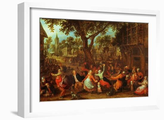 A Village Fair-David Vinckboons-Framed Giclee Print