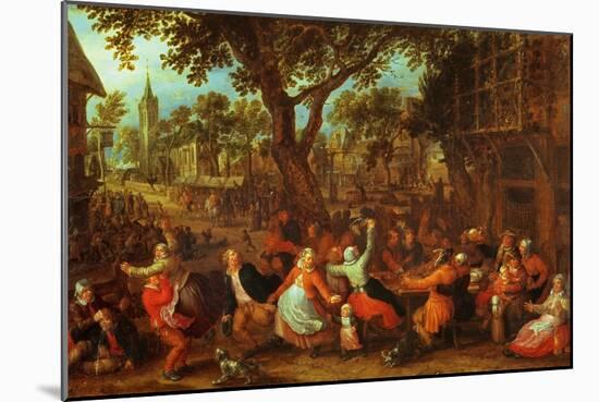 A Village Fair-David Vinckboons-Mounted Giclee Print