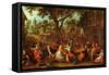 A Village Fair-David Vinckboons-Framed Stretched Canvas