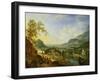 A Village Fete in the Rhine Valley-Jan The Elder Griffier-Framed Giclee Print