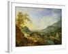 A Village Fete in the Rhine Valley-Jan The Elder Griffier-Framed Giclee Print