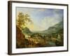 A Village Fete in the Rhine Valley-Jan The Elder Griffier-Framed Giclee Print