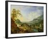 A Village Fete in the Rhine Valley-Jan The Elder Griffier-Framed Giclee Print