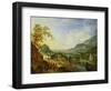 A Village Fete in the Rhine Valley-Jan The Elder Griffier-Framed Giclee Print