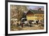 A Village Gathering in Bavaria-Lorenzo Il Quaglio-Framed Giclee Print