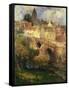 A Village in East Linton, Haddington-James Paterson-Framed Stretched Canvas