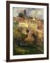 A Village in East Linton, Haddington-James Paterson-Framed Giclee Print