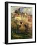 A Village in East Linton, Haddington-James Paterson-Framed Giclee Print