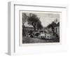 A Village in Georgia, USA, 1870s-null-Framed Giclee Print