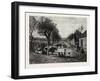 A Village in Georgia, USA, 1870s-null-Framed Giclee Print