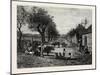 A Village in Georgia, USA, 1870s-null-Mounted Giclee Print