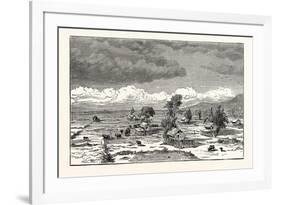 A Village in the Interior of Laos-null-Framed Giclee Print