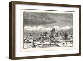 A Village in the Interior of Laos-null-Framed Giclee Print