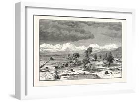 A Village in the Interior of Laos-null-Framed Giclee Print