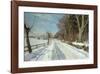 A Village in Winter-Harald Julius Niels Pryn-Framed Premium Giclee Print