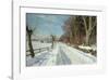 A Village in Winter-Harald Julius Niels Pryn-Framed Premium Giclee Print