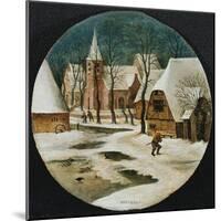 A Village in Winter-Hendrik Avercamp-Mounted Giclee Print