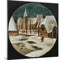 A Village in Winter-Hendrik Avercamp-Mounted Giclee Print