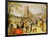 A Village Kermesse-Sebastian Vrancx-Framed Giclee Print