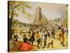 A Village Kermesse-Sebastian Vrancx-Stretched Canvas