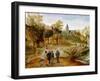 A Village Landscape with Farmers, 1634-Pieter Brueghel the Younger-Framed Giclee Print