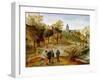 A Village Landscape with Farmers, 1634-Pieter Brueghel the Younger-Framed Giclee Print