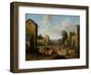 A Village Landscape with Peasants, 16Th-17Th Century (Oil on Oak Panel)-Joost Cornelisz Droochsloot-Framed Giclee Print