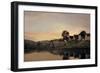 A Village Near Bonnieres, 1861-Charles Francois Daubigny-Framed Premium Giclee Print