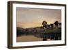 A Village Near Bonnieres, 1861-Charles Francois Daubigny-Framed Giclee Print