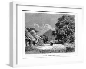 A Village, Nicaragua, 19th Century-Vuillier-Framed Giclee Print