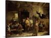 A Village School-William III Bromley-Stretched Canvas