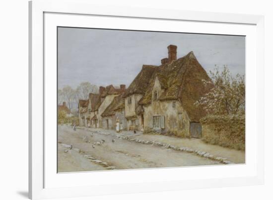 A Village Street, Kent-Helen Allingham-Framed Giclee Print