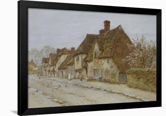 A Village Street, Kent-Helen Allingham-Framed Giclee Print