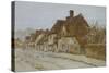 A Village Street, Kent-Helen Allingham-Stretched Canvas