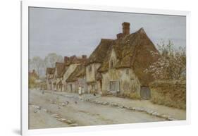 A Village Street, Kent-Helen Allingham-Framed Giclee Print