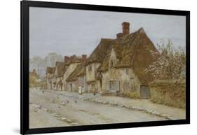 A Village Street, Kent-Helen Allingham-Framed Giclee Print